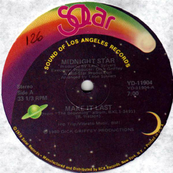 Midnight Star : Make It Last (12")