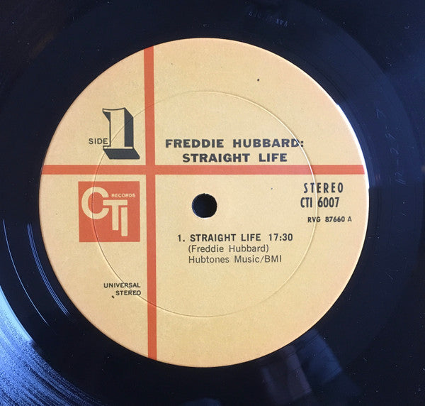 Freddie Hubbard : Straight Life (LP, Album, Gat)
