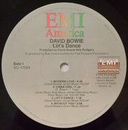 David Bowie : Let's Dance (LP, Album, Jac)