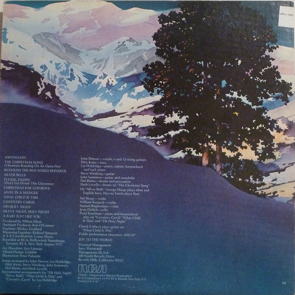 John Denver : Rocky Mountain Christmas (LP, Album, RE, Gat)