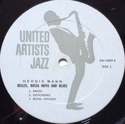 Herbie Mann : Brazil, Bossa Nova & Blues (LP, Album, Mono)