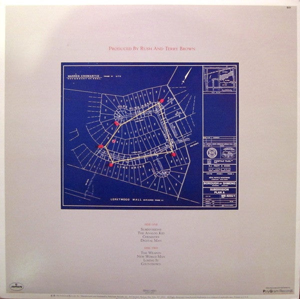 Rush : Signals (LP, Album, Pit)