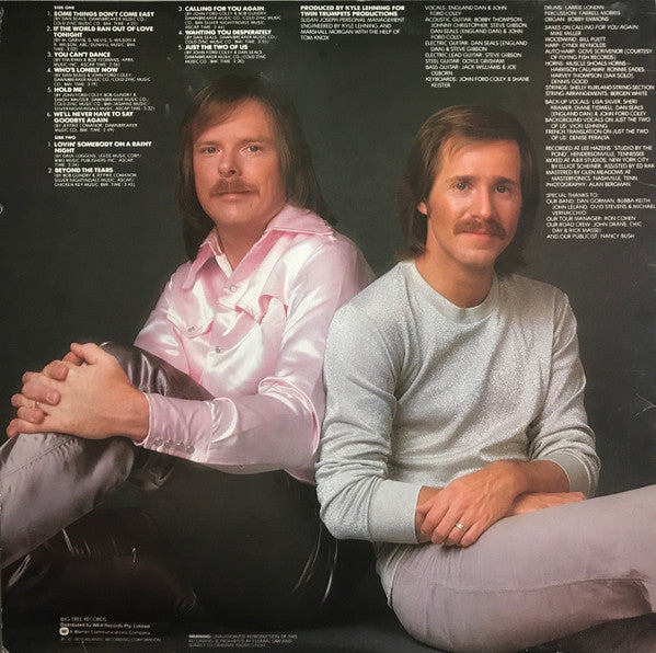 England Dan & John Ford Coley : Some Things Don't Come Easy (LP, Album)