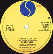 Madonna : Dress You Up (7", Single, Dam)