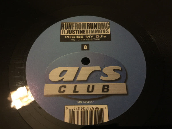 Run Featuring Justine Simmons : Praise My DJ's (12")