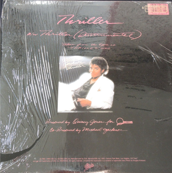 Michael Jackson : Thriller (12", Single, Promo)