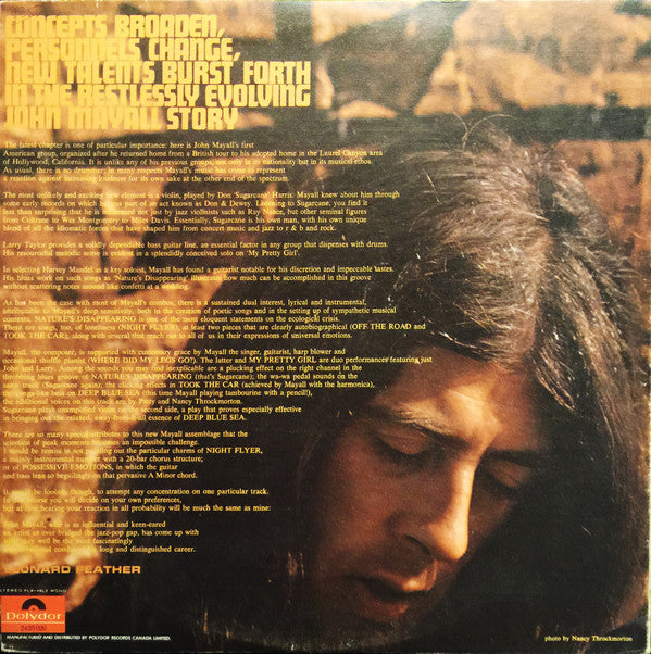 John Mayall : USA Union (LP, Album, Gat)