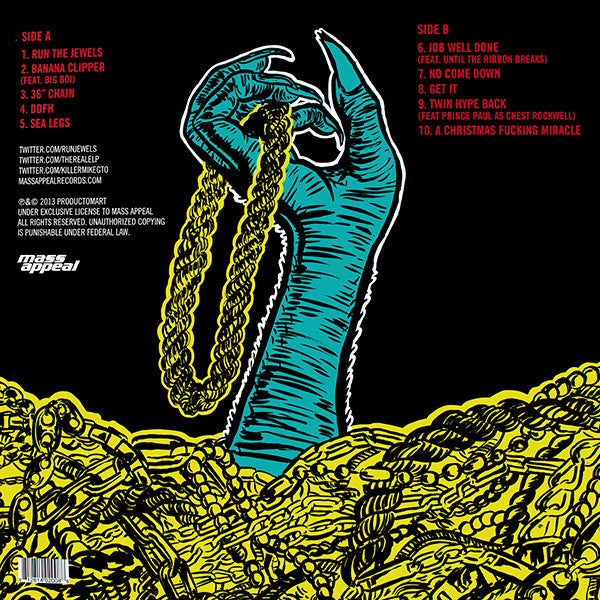 Run The Jewels : Run The Jewels (LP, Album, RE, RP, Gol)