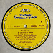 Johannes Brahms & Antonín Dvořák, Berliner Philharmoniker / Herbert Von Karajan : Dances By Brahms & Dvořák (LP, RP)