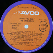 The Stylistics : Thank You Baby (LP, Album, PRC)