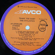 The Stylistics : Thank You Baby (LP, Album, PRC)