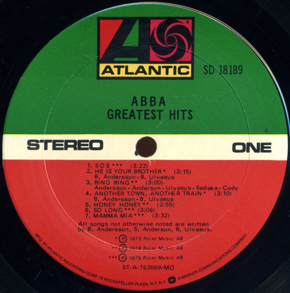 ABBA : Greatest Hits (LP, Comp, MO )