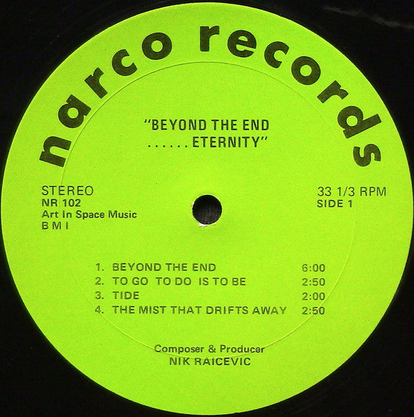 Nik Raicevic : Beyond The End... Eternity (LP, Album)