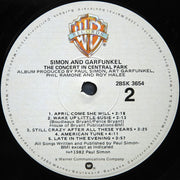 Simon And Garfunkel* : The Concert In Central Park (2xLP, Album, All)