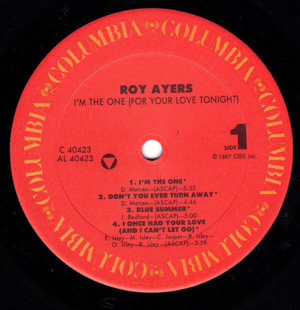 Roy Ayers : I'm The One (For Your Love Tonight) (LP)