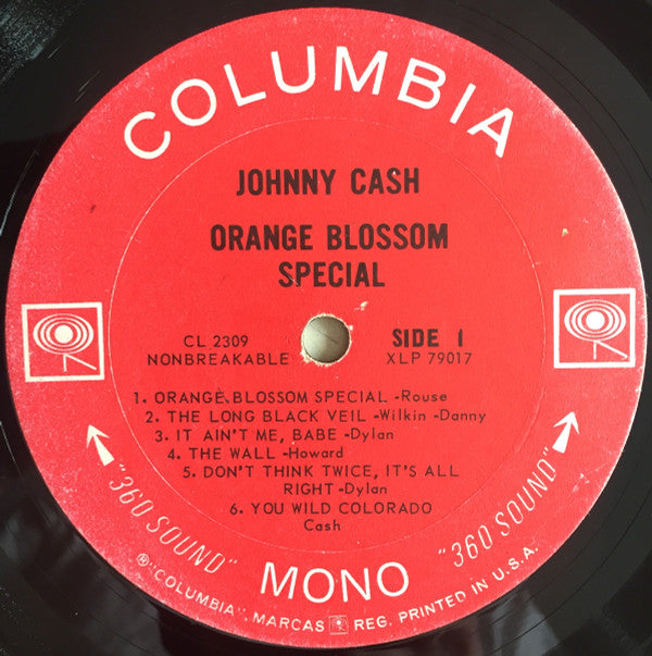 Johnny Cash : Orange Blossom Special (LP, Album, Mono, RE, RP, Ter)