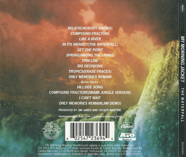 My Morning Jacket : The Waterfall (CD, Album, Dlx)