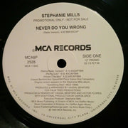 Stephanie Mills : Never Do You Wrong (12", Promo)