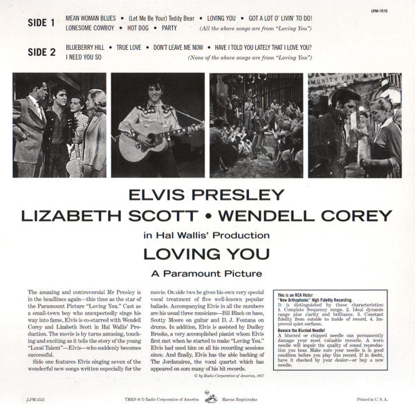 Elvis Presley : Loving You (2xCD, Comp, RE)