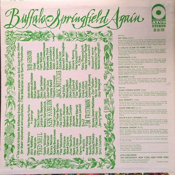 Buffalo Springfield : Buffalo Springfield Again (LP, Album, RE, SP)