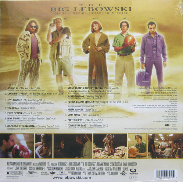 Various : The Big Lebowski (Original Motion Picture Soundtrack) (LP, Album, Comp, RE, 180)