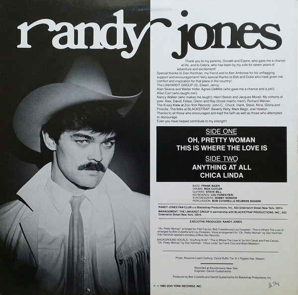 Randy Jones : Randy Jones (LP, Album)