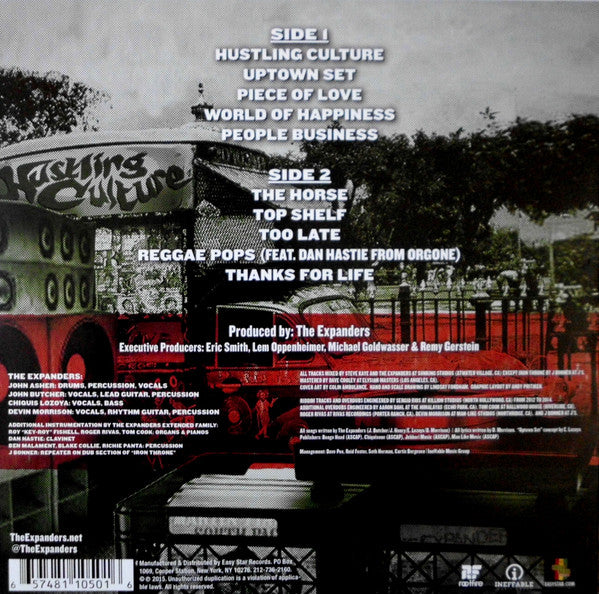 The Expanders : Hustling Culture (LP, Album, 180)