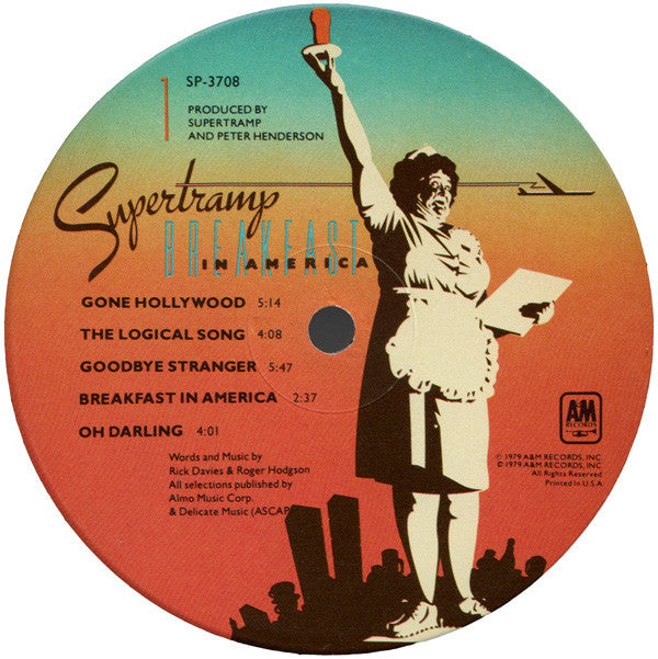 Supertramp : Breakfast In America (LP, Album, Ind)