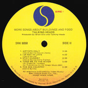Talking Heads : More Songs About Buildings And Food (LP, Album, Los)