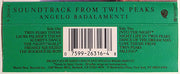 Angelo Badalamenti : Soundtrack From Twin Peaks (Cass, Album, AR,)