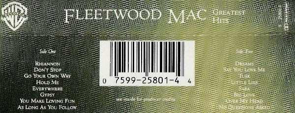 Fleetwood Mac : Greatest Hits (Cass, Comp, SR,)