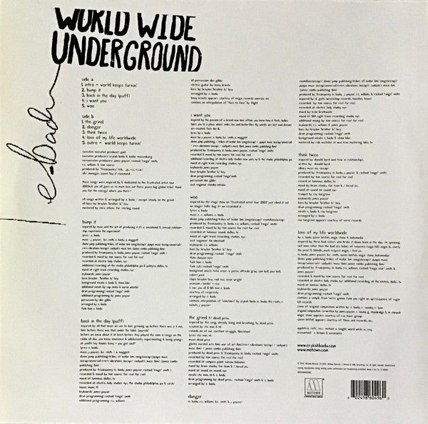 Erykah Badu : Worldwide Underground (LP, Album)