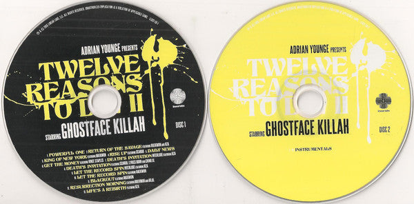 Ghostface Killah & Adrian Younge : Twelve Reasons To Die II (2xCD, Album)