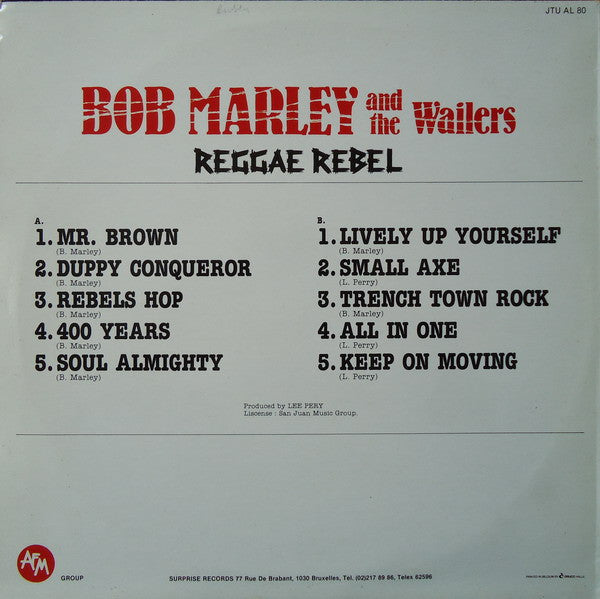 Bob Marley And The Wailers* : Reggae Rebel (LP, Comp)
