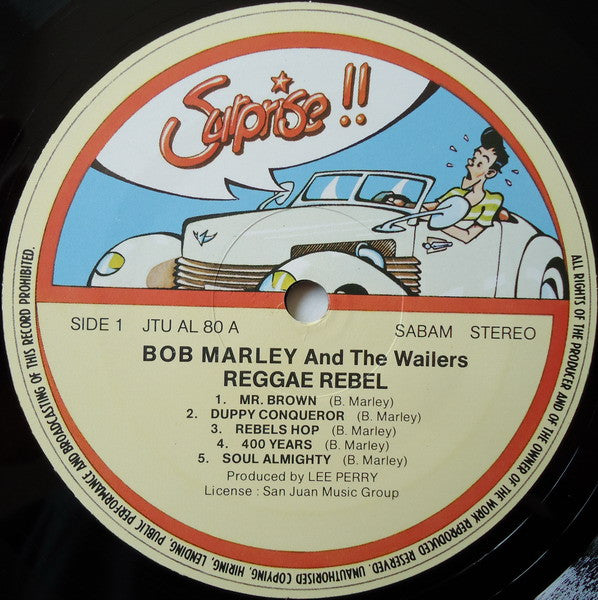 Bob Marley And The Wailers* : Reggae Rebel (LP, Comp)