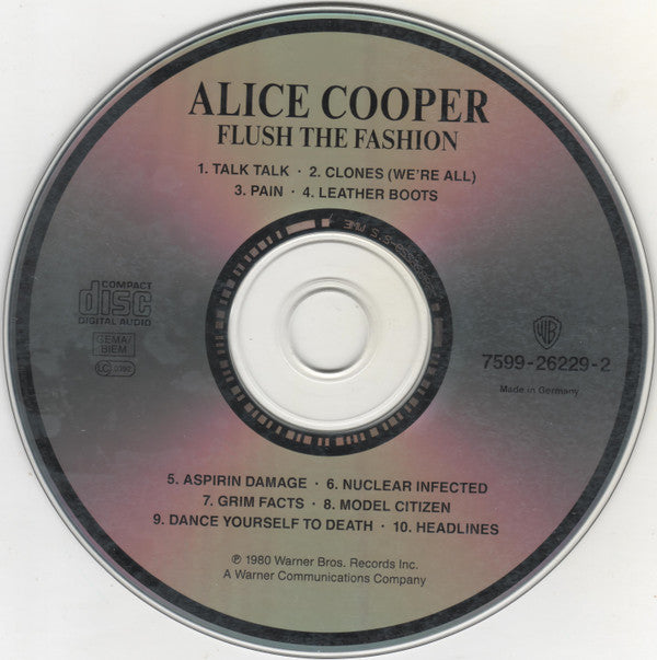 Alice Cooper (2) : Flush The Fashion (CD, Album, RP)