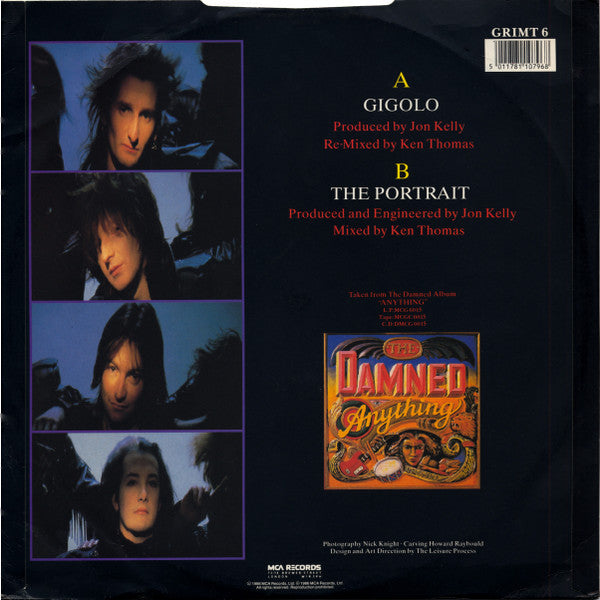 The Damned : Gigolo (12", Single, Ltd, Cle)