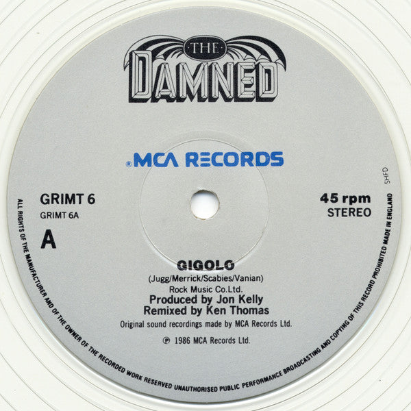 The Damned : Gigolo (12", Single, Ltd, Cle)