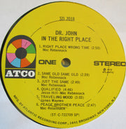 Dr. John : In The Right Place (LP, Album, SP )