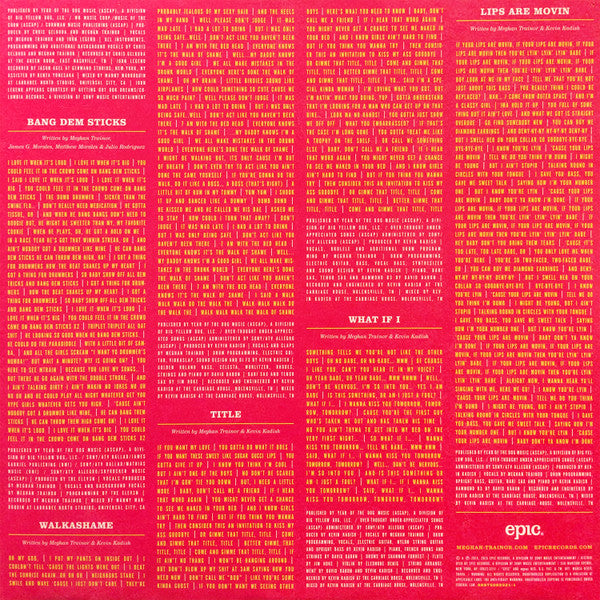 Meghan Trainor : Title (LP + LP, S/Sided, Etch + Album, Dlx, Ltd, Tur)