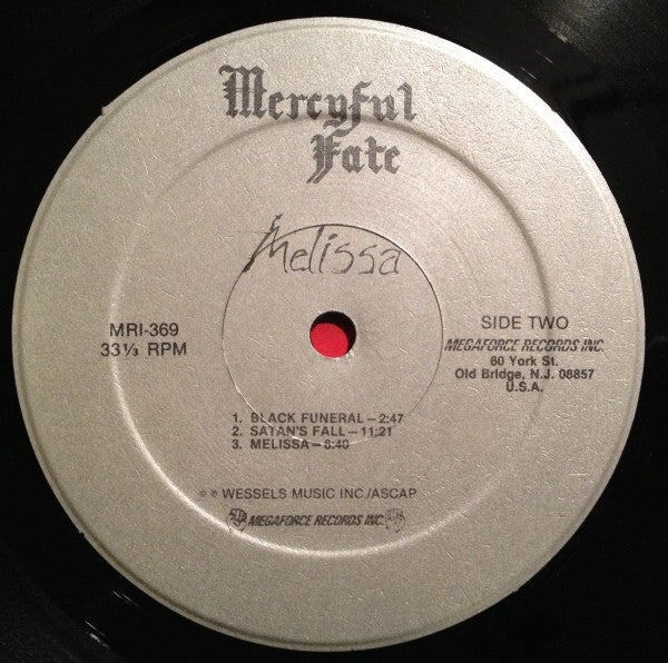Mercyful Fate : Melissa (LP, Album)
