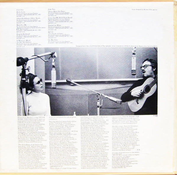 Gene And Francesca : Hello Love (LP, Album)