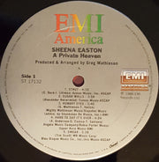 Sheena Easton : A Private Heaven (LP, Album, Club)