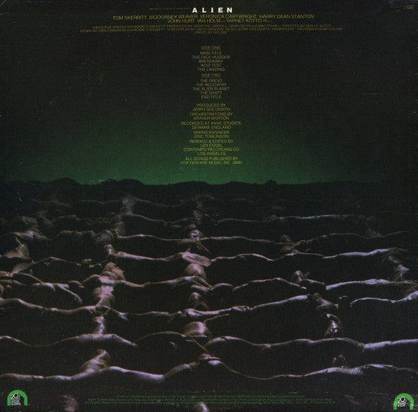 Jerry Goldsmith : Alien (Original Soundtrack From The Twentieth Century-Fox Film) (LP, Album, Ind)