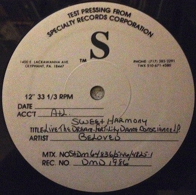 Beloved* : Sweet Harmony (2x12", TP)