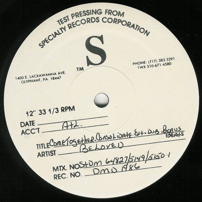 Beloved* : Sweet Harmony (2x12", TP)