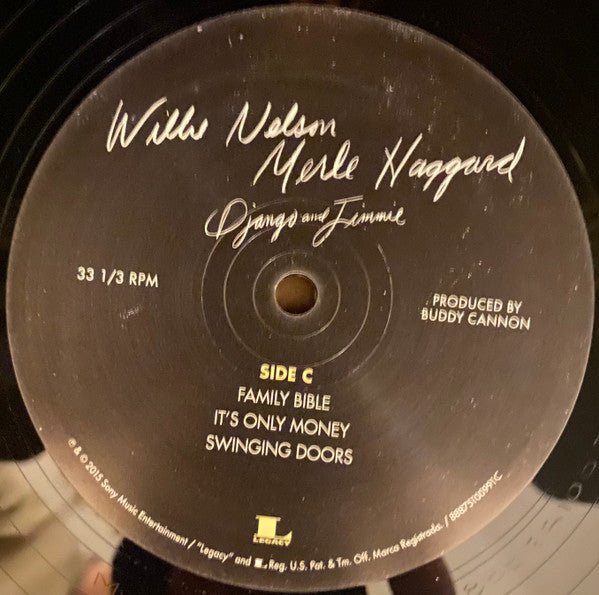 Willie Nelson, Merle Haggard : Django And Jimmie (2xLP, Album, Gat)