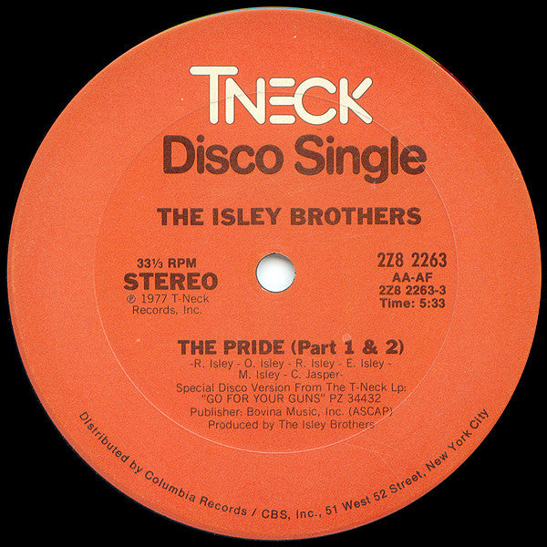 The Isley Brothers : The Pride (12", Single)