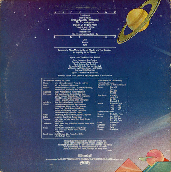 Meco Monardo : Music Inspired By Star Wars And Other Galactic Funk (LP, Album, Ter)