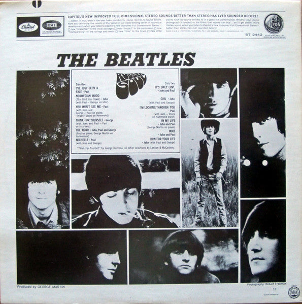 The Beatles : Rubber Soul (LP, Album, RE, Cap)